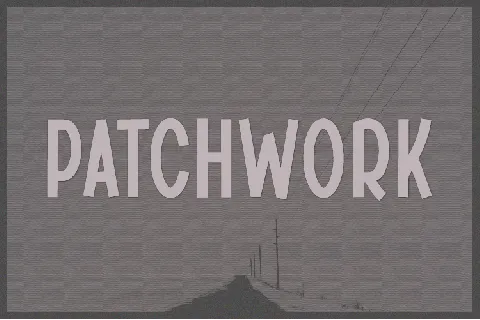 Patchwork font