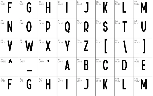 Patchwork font