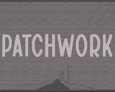 Patchwork font