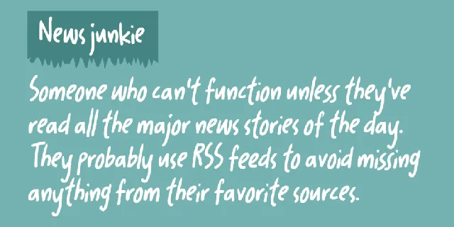 News Junkie DEMO font