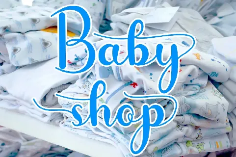 Baby Shop font