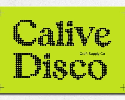 Calive Disco font