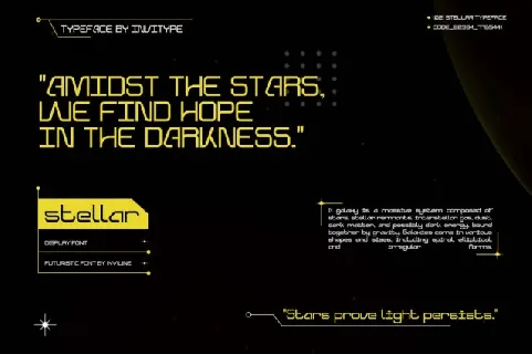 Stellar font