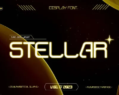 Stellar font