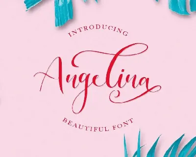 Angelina Script font