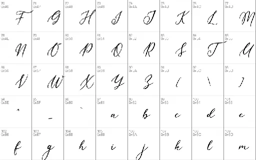 Jelymist Calligraphy Script font