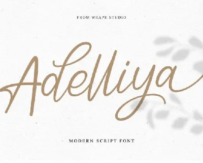 Adelliya Script font