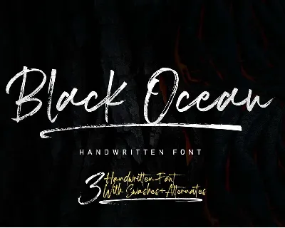 Black Ocean font