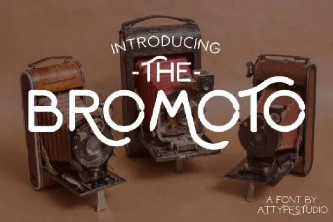 Bromoto Typeface Free font