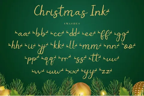 Christmas Ink font