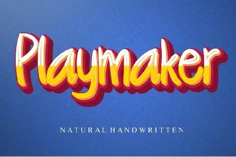 Playmaker font