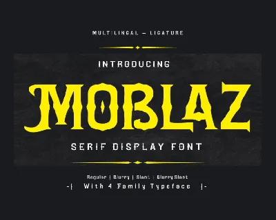 MOBLAZ Trial font