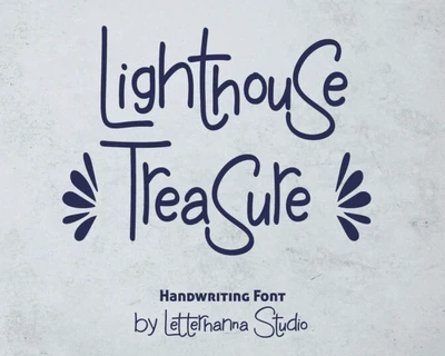 Lighthouse Treasure font