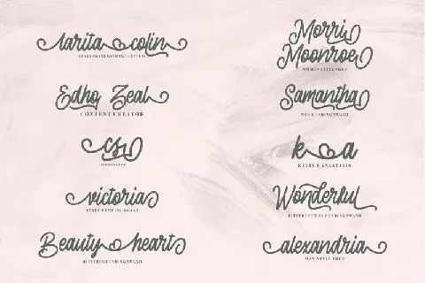 Sherly Shane Script font