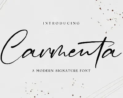 Carmenta font