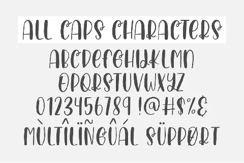 RusticPeach font