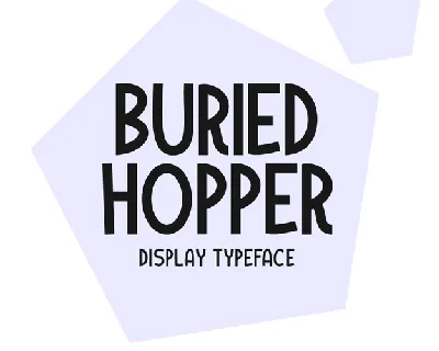 Buried Hopper font