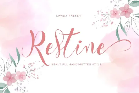 Restine font