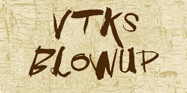 Vtks BlowUp font