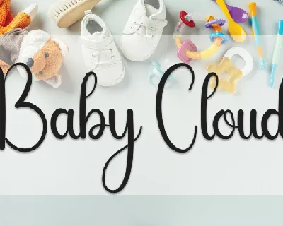 Baby Cloud Script font
