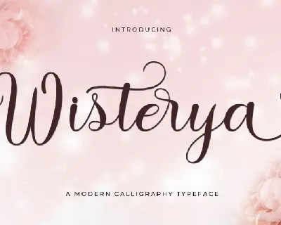 Wisterya font