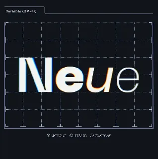 Neue Machina v2.0 font