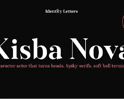 Kisba Nova Family font