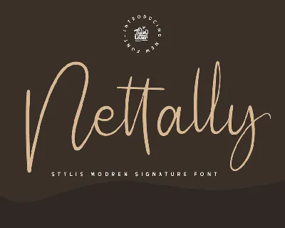 Nettally font