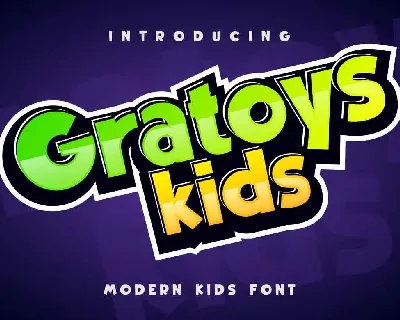 Gratoys Kids font