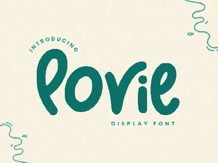 Povie font