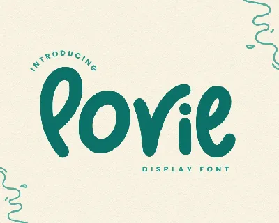 Povie font