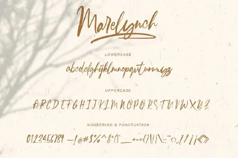 Marelynch Script font