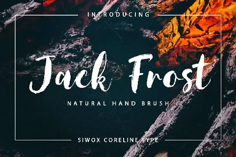 Jack Frost Brush Free font