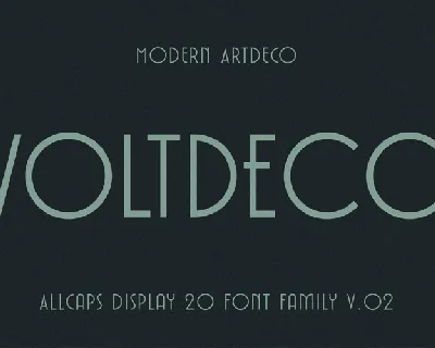 VOLTDECO V02 font