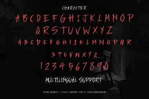 Scary Friday font