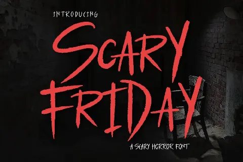 Scary Friday font