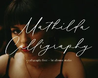 Mathilda Calligraphy font
