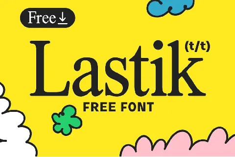 Lastik font