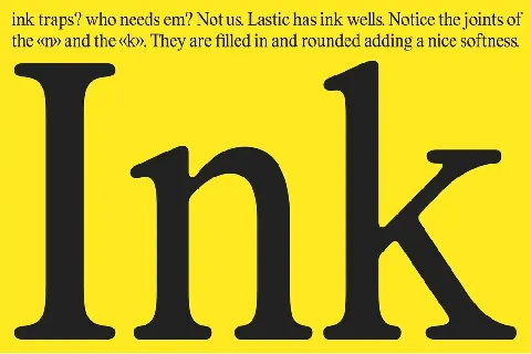 Lastik font