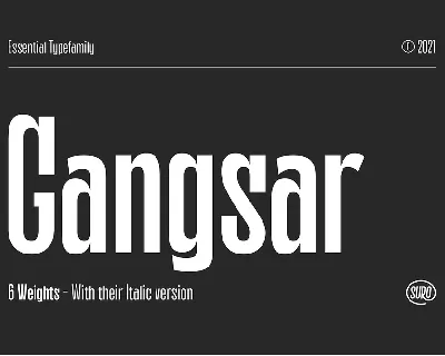 Gangsar font