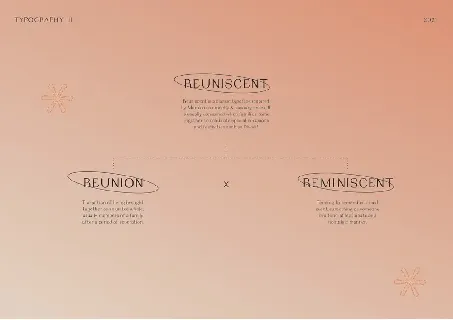 Reuniscent font