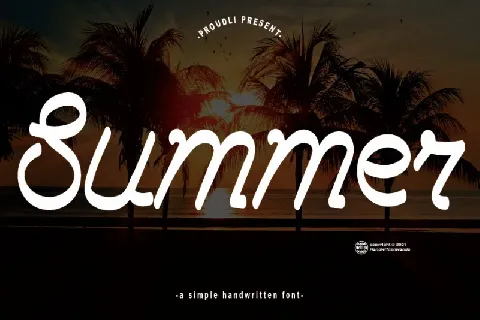 Summer font