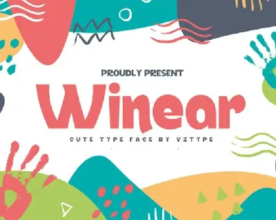 Winear Display font