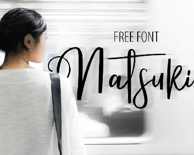 Natsuki Script font