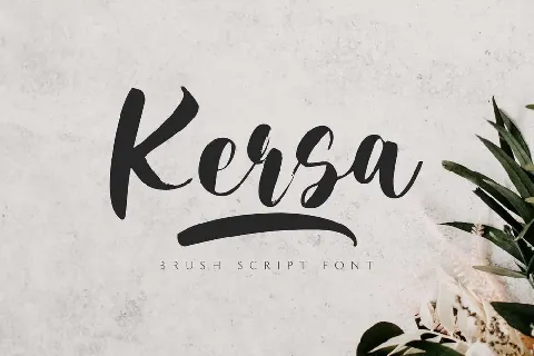 Kersa font