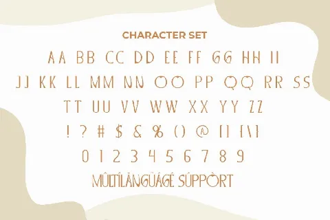 OliveOrangeDemo font