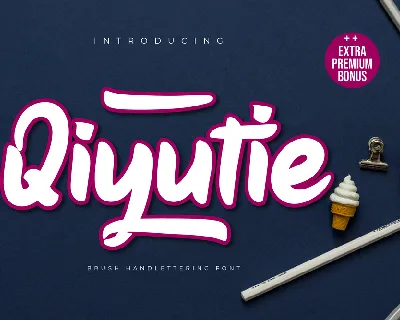 Qiyutie font