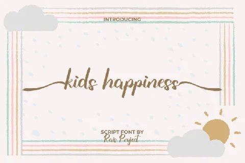 Kids Happiness font