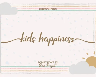 Kids Happiness font