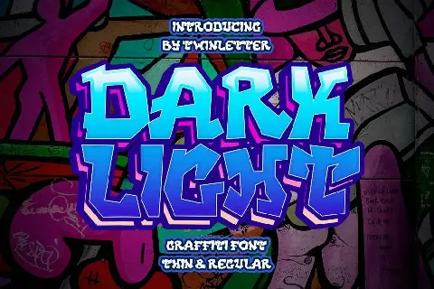 DARK LIGHT font